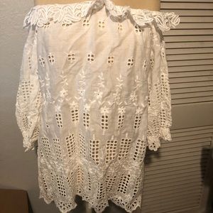 Off the shoulder Johnny Was blouse